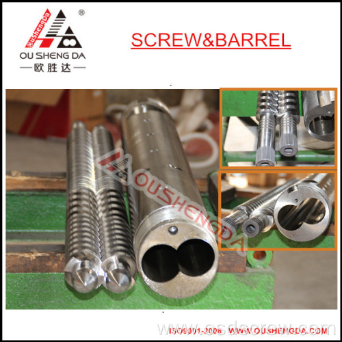 extruder Bimetallic Parallel Twin Screw Cylinder/Barrel for PP Granule